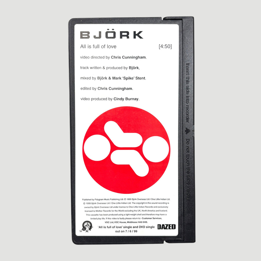 1999 Dazed & Confused Bjork All is Full of Love VHS