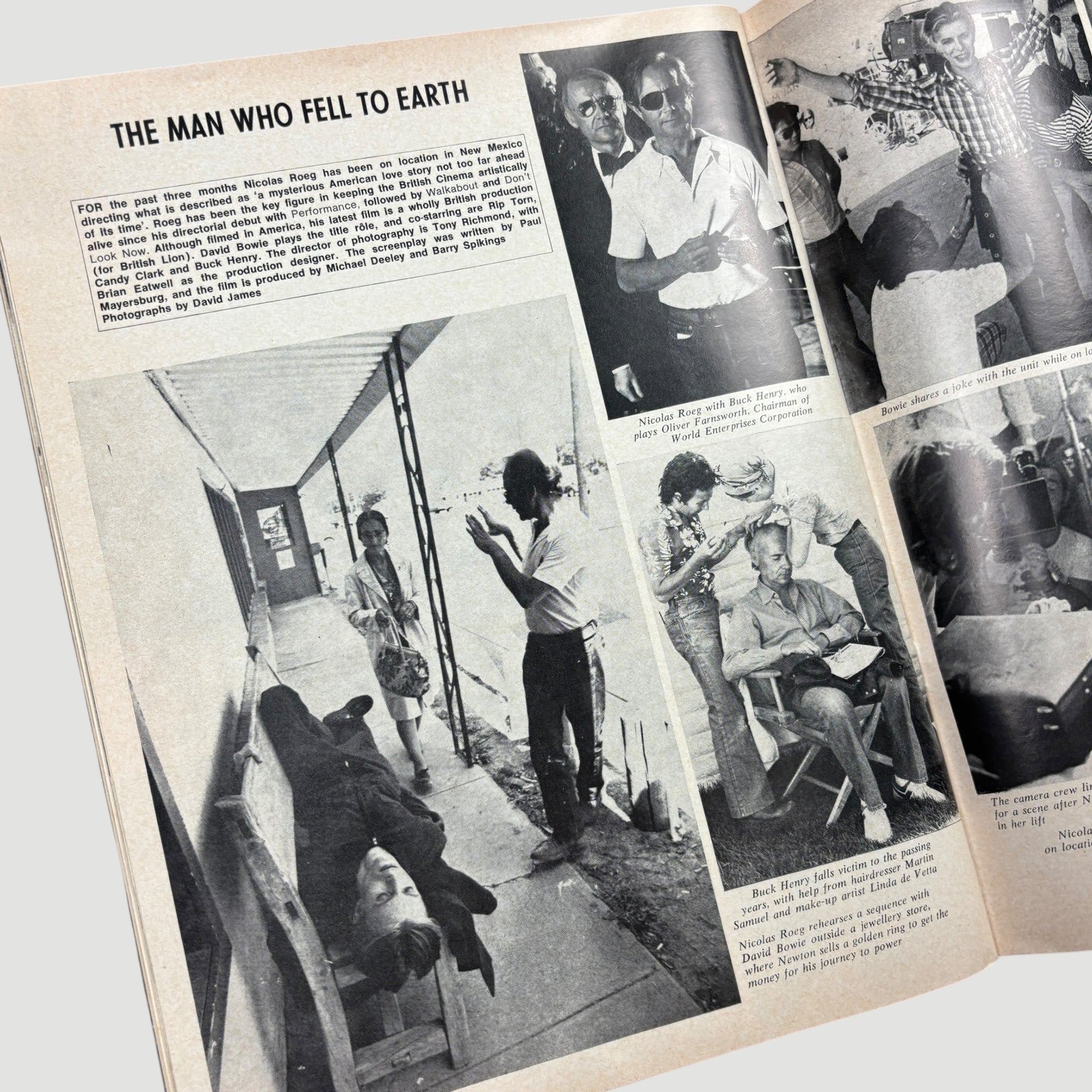 1975 Films and Filming The Man Who Fell to Earth Issue