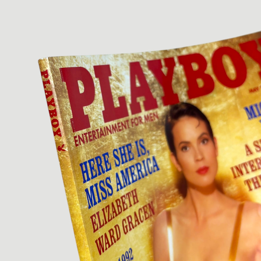1992 Playboy Magazine Elizabeth Ward Gracen Cover