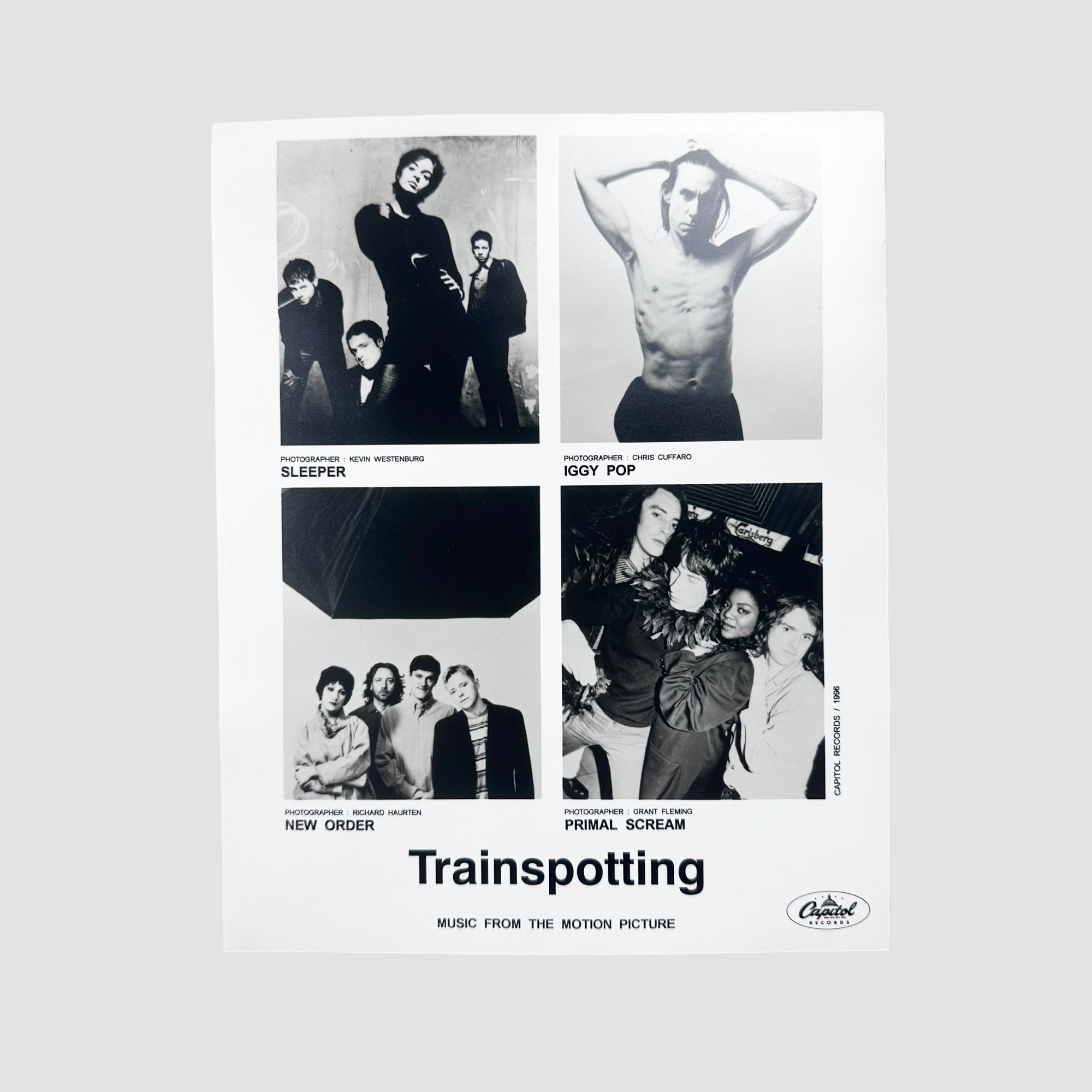 1996 Trainspotting Soundtrack US Press Pack