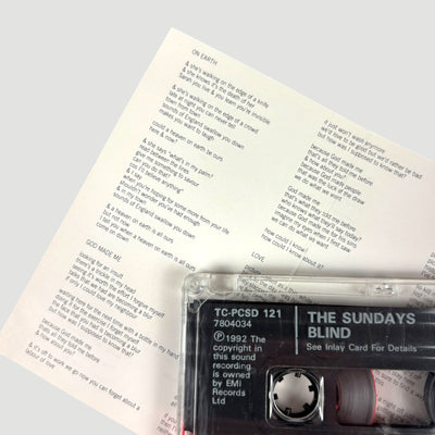 1992 The Sundays Blind UK Cassette