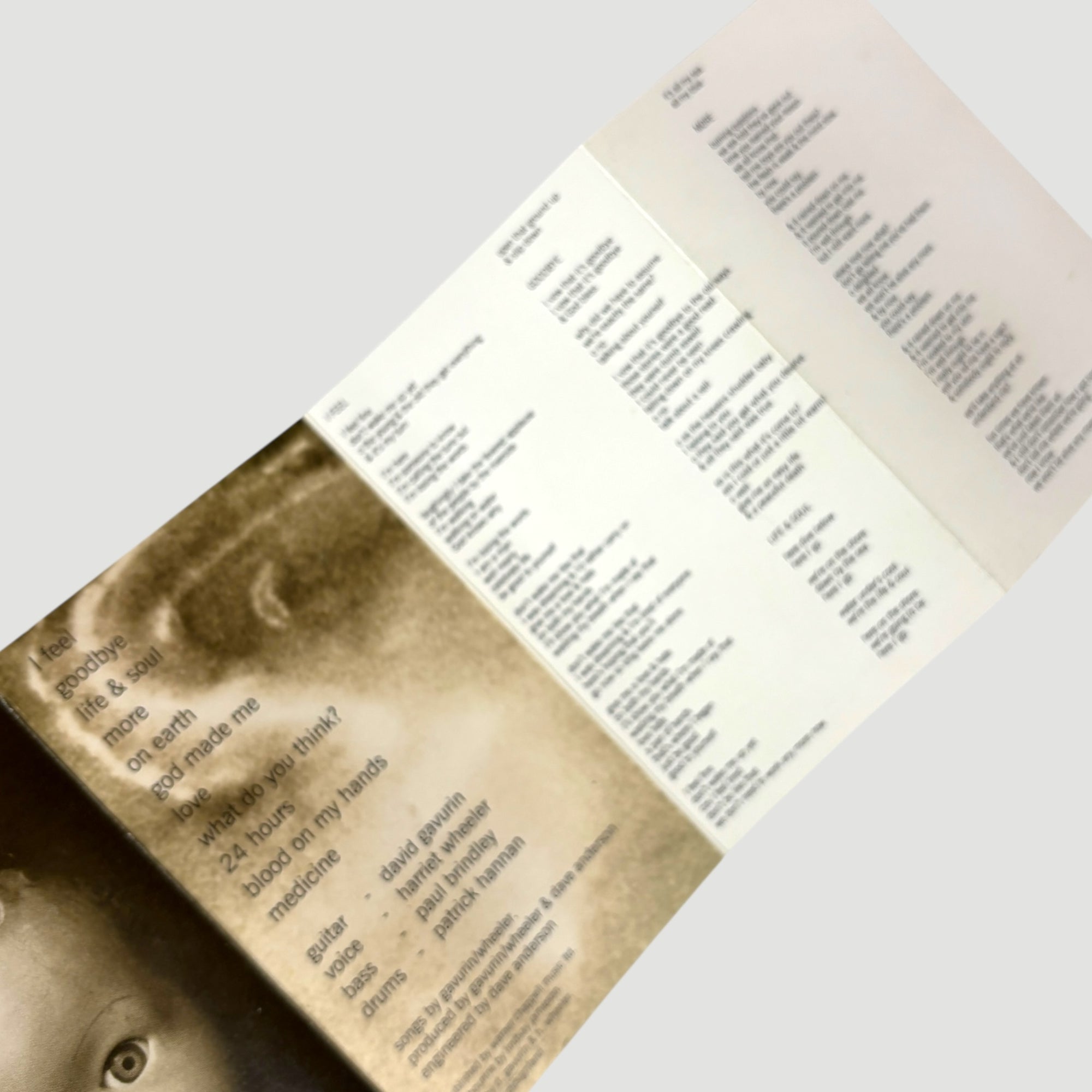 1992 The Sundays Blind UK Cassette