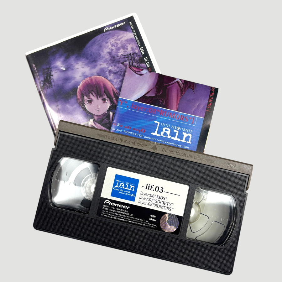 1998 Serial Experiments Lain Japanese VHS (Sealed)
