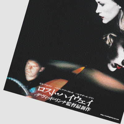 1997 Lost Highway Japanese Chirashi Poster
