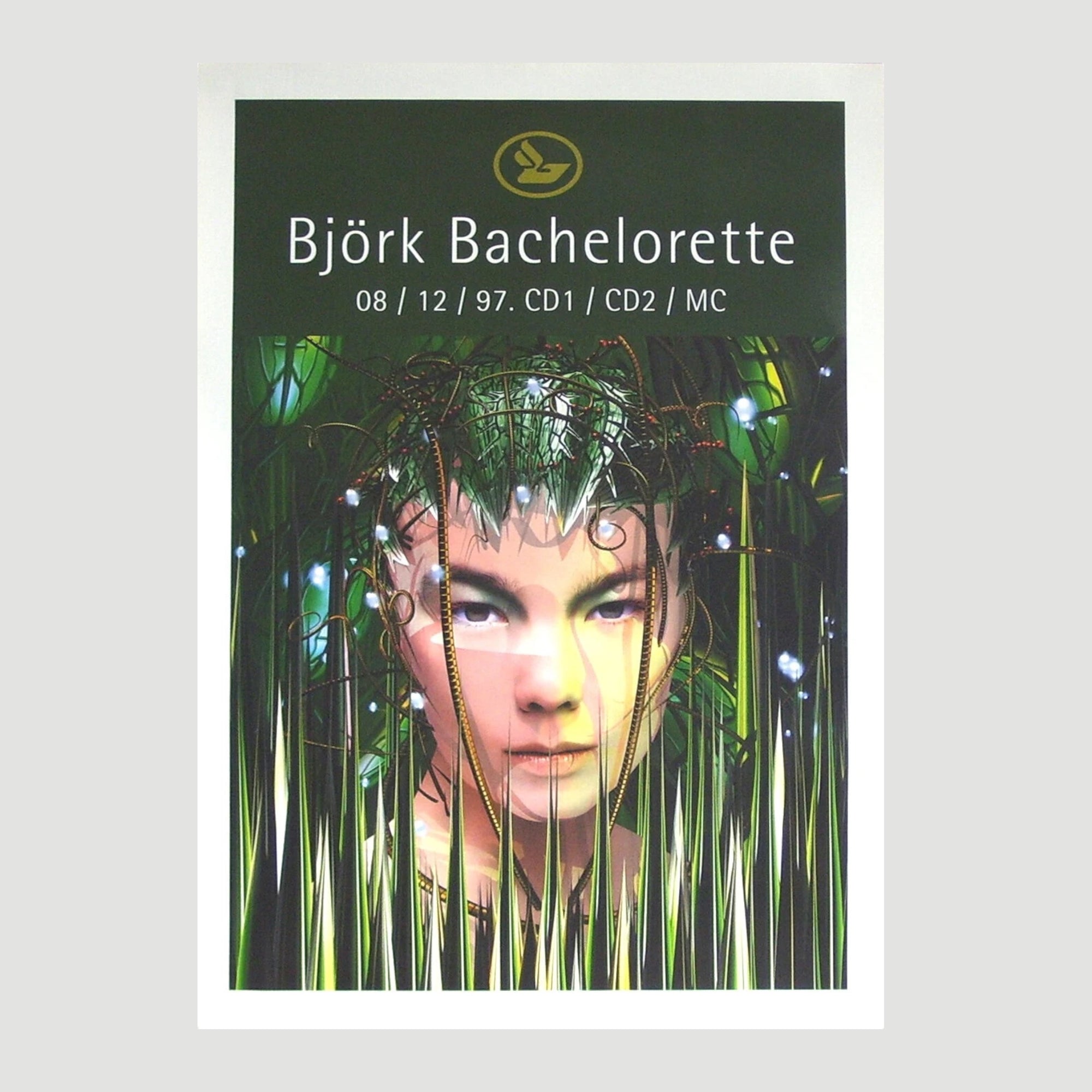 1997 Björk Bachelorette UK Promo Poster