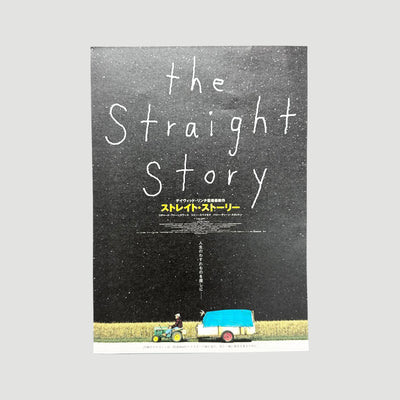 1999 David Lynch The Straight Story Japanese Chirashi Poster