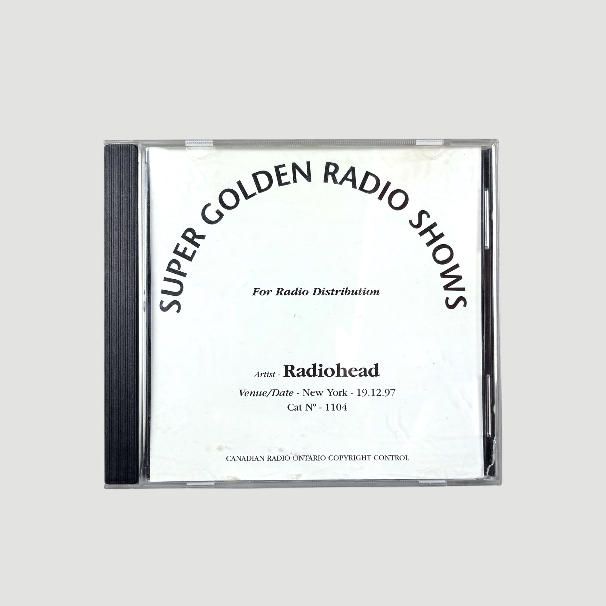 1997 Radiohead NYC 19/12/97 Radio CD
