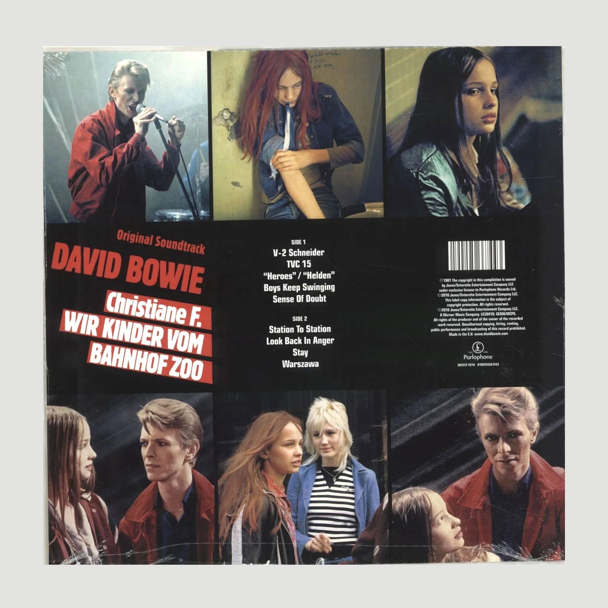 1980 David Bowie 'Christiane F' OST Vinyl LP (Bowie Cover)