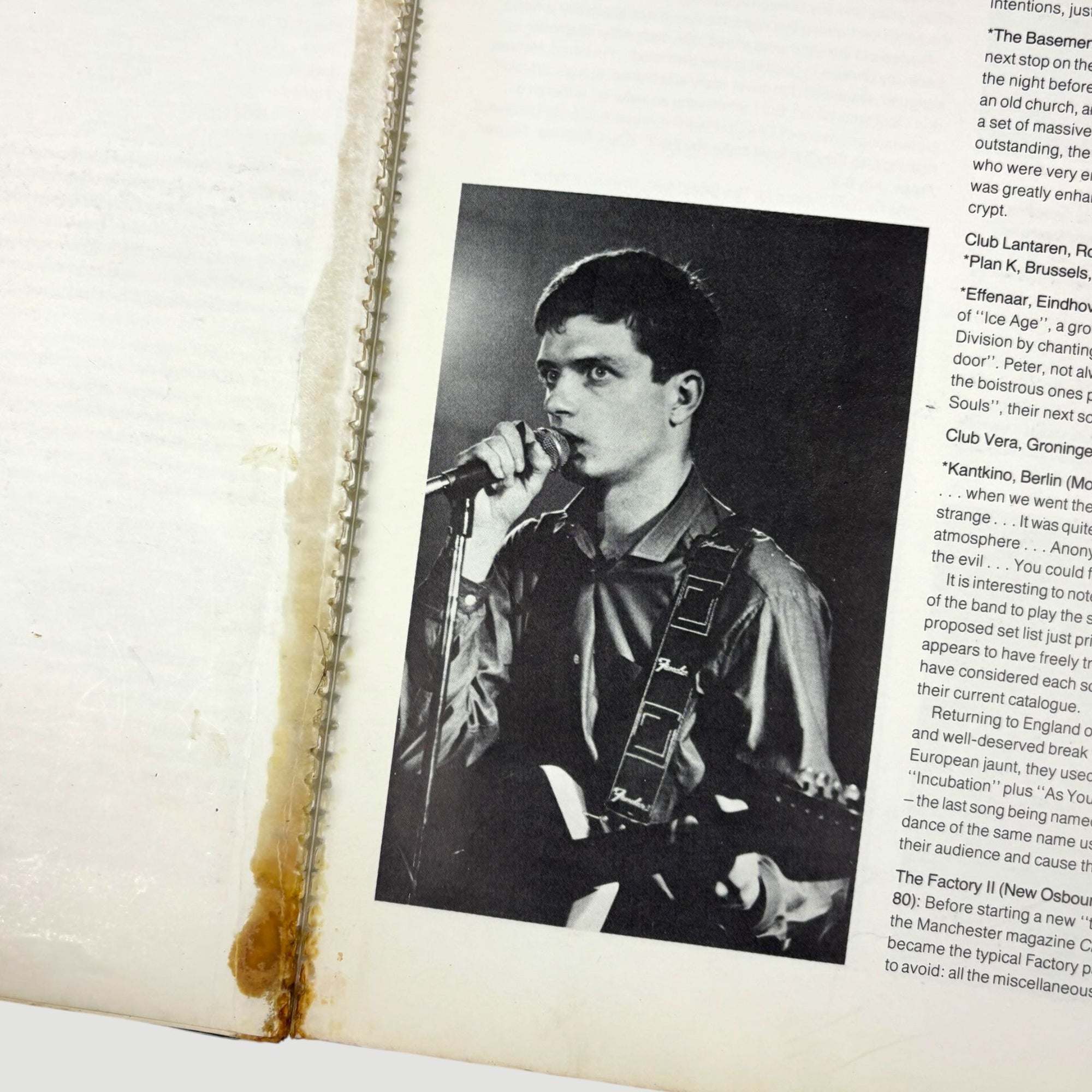 1984 Joy Division An Ideal for Living UK Hardback 1st Edition