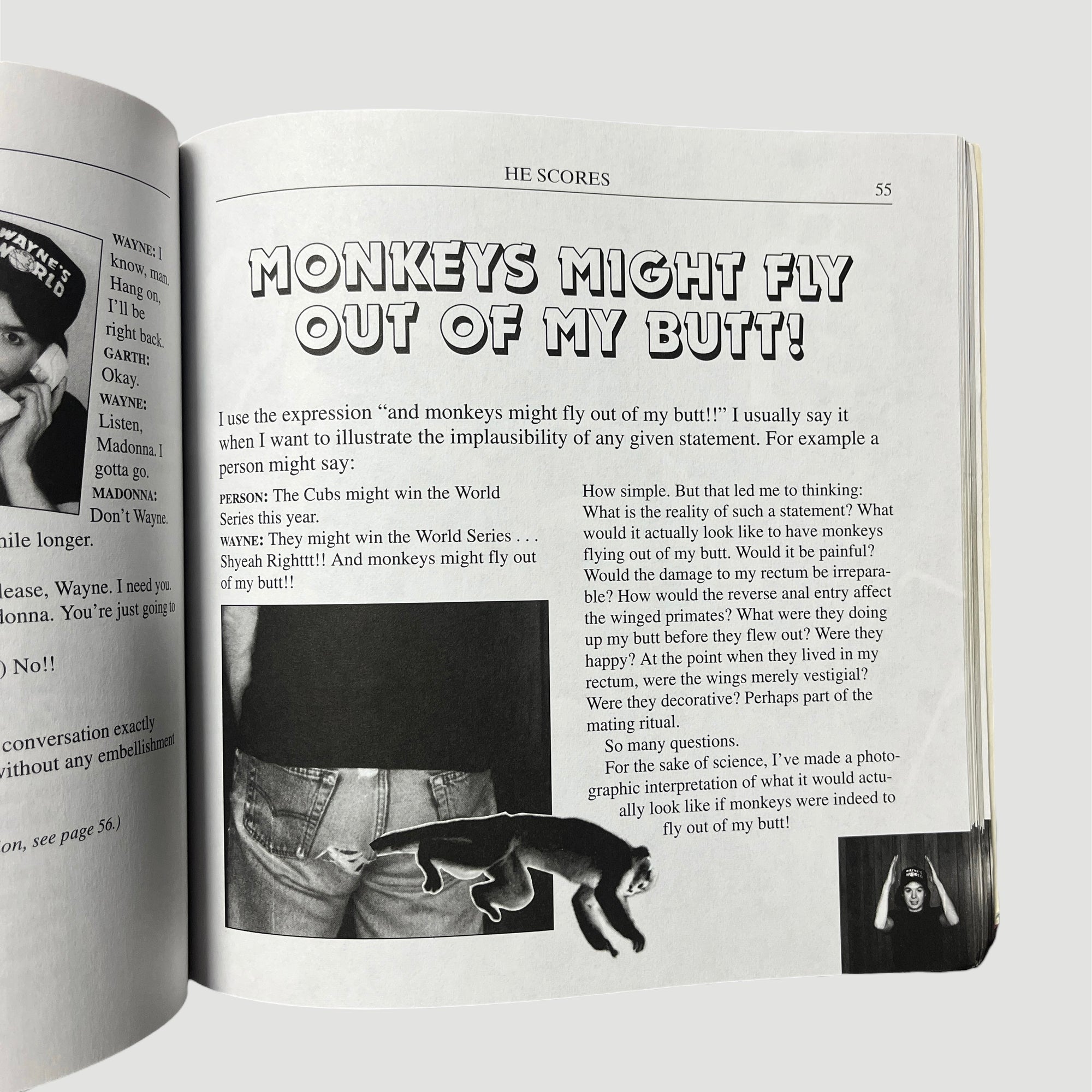 1991 Waynes World Extreme Close Up