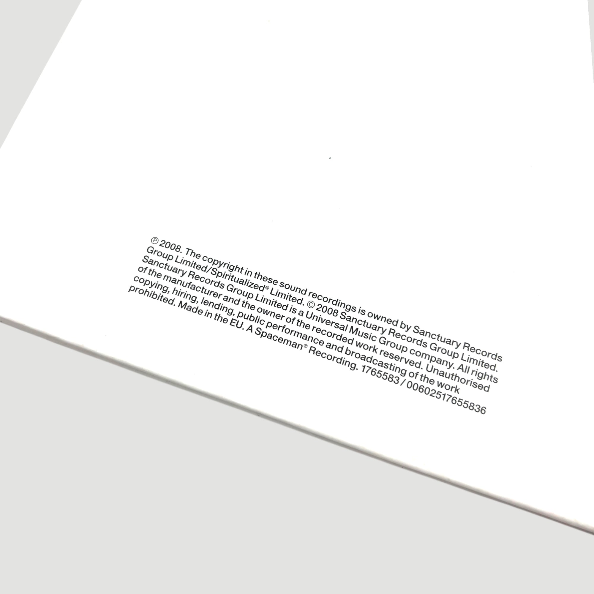 2008 Spiritualized Songs in A&E CD Hardback Special Edition