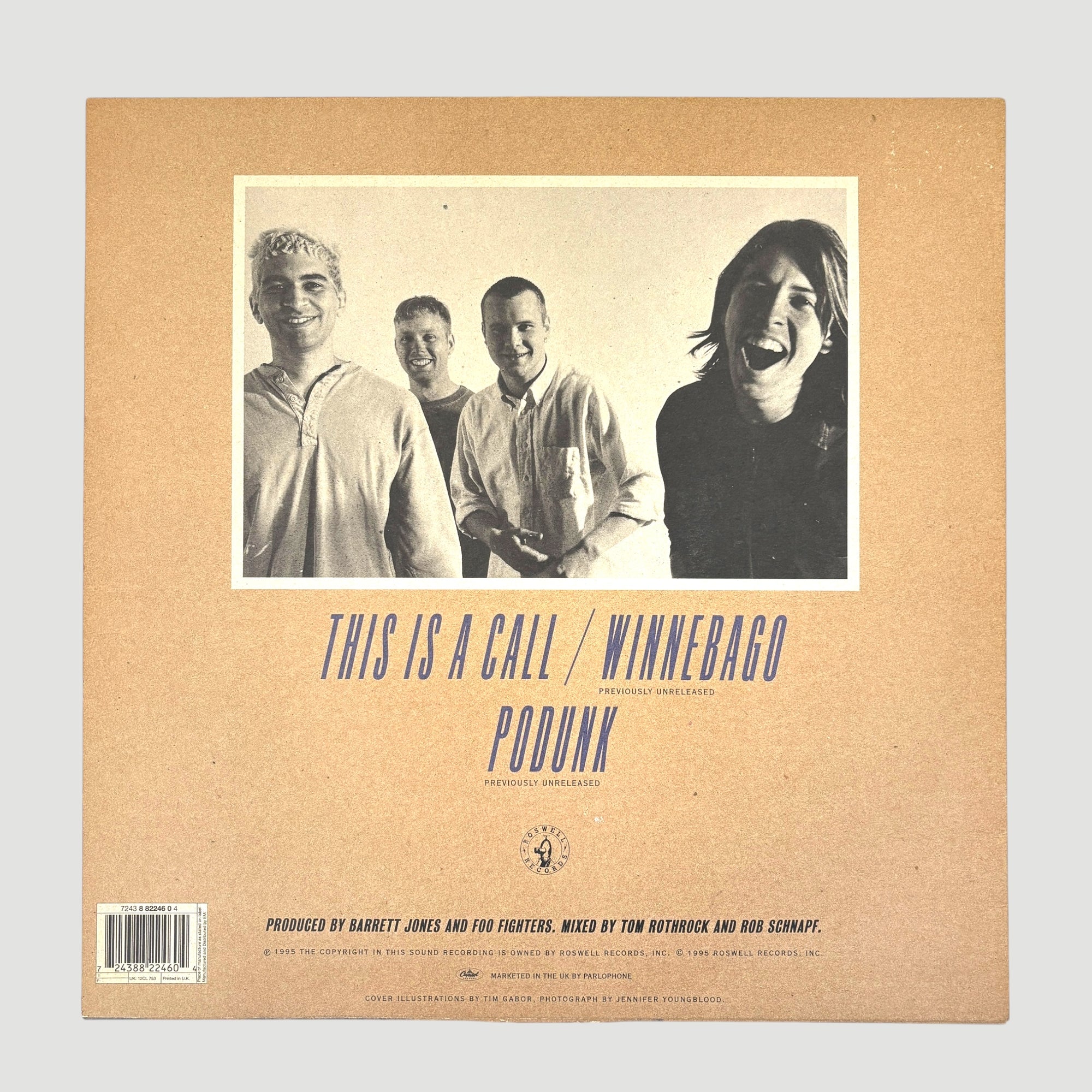 1995 Foo Fighters This is a Call Luminous UK 12" Single