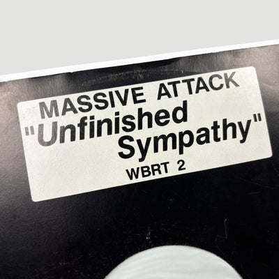 1991 Massive Attack Unfinished Sympathy 12" White Label Promo
