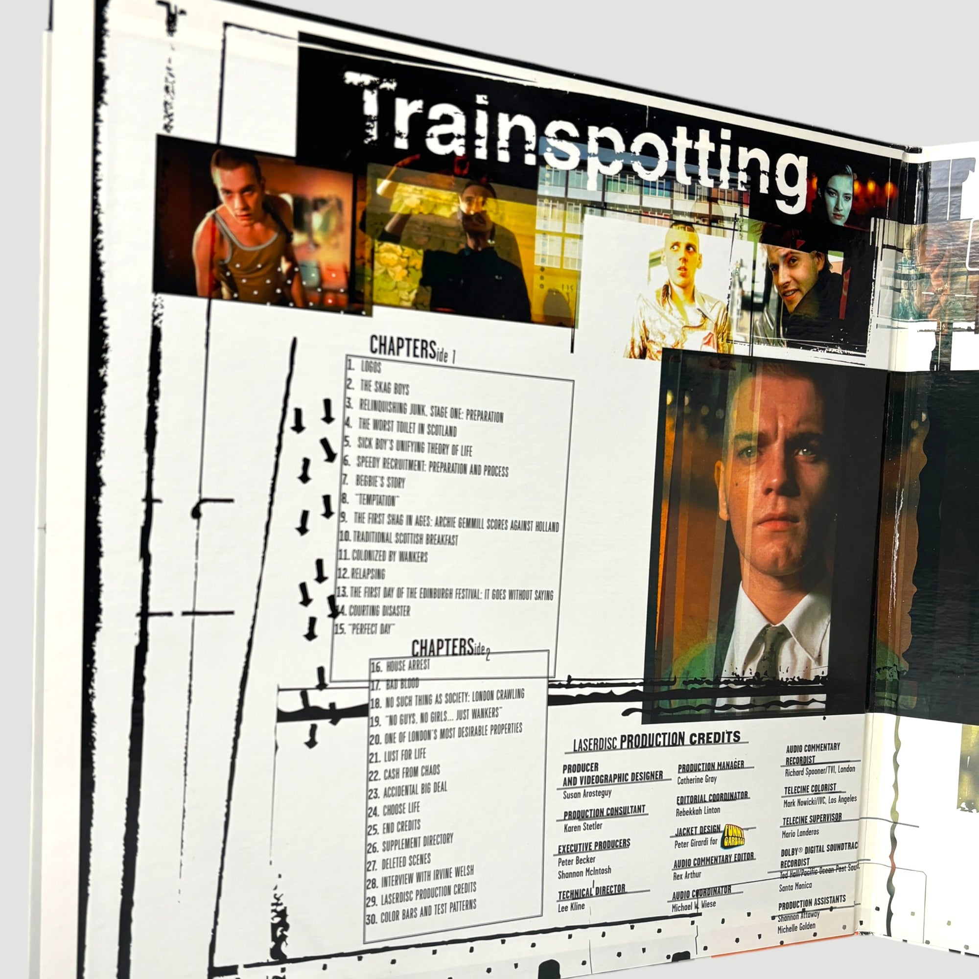 1997 Trainspotting UK Criterion Gatefold Laserdisc
