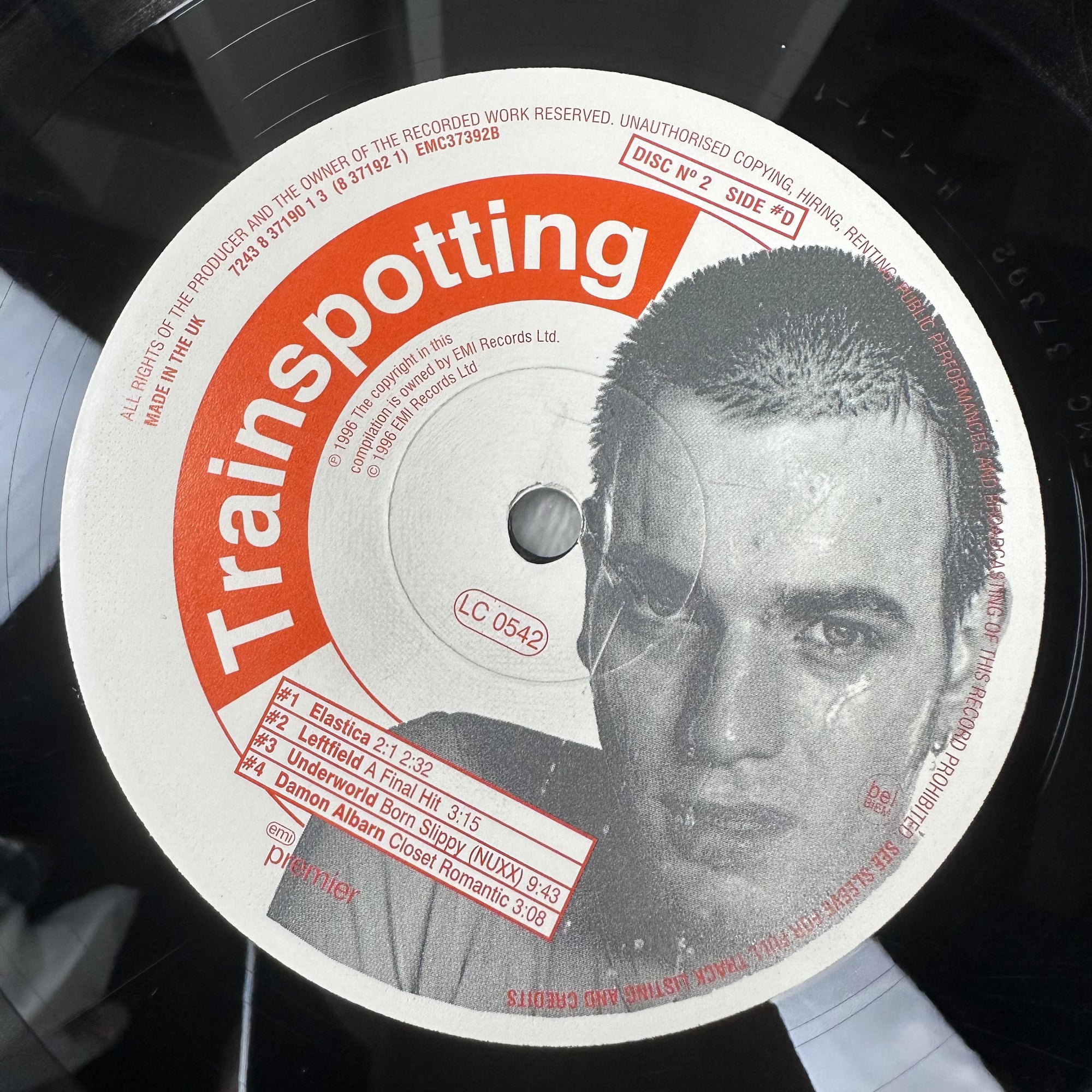 1996 Trainspotting Soundtrack 2LP UK 1st Press LP
