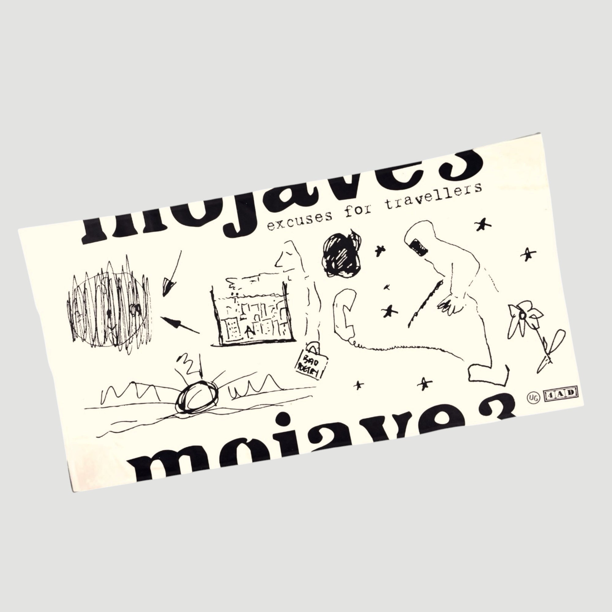 Mojave 3 x UG Excuses for Travellers Cream Beach Towel