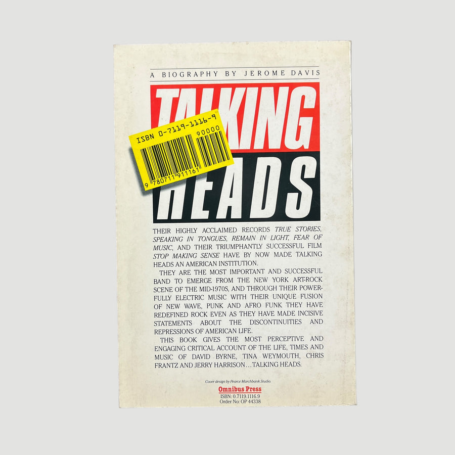 1987 Talking Heads A Biography Omnibus Press