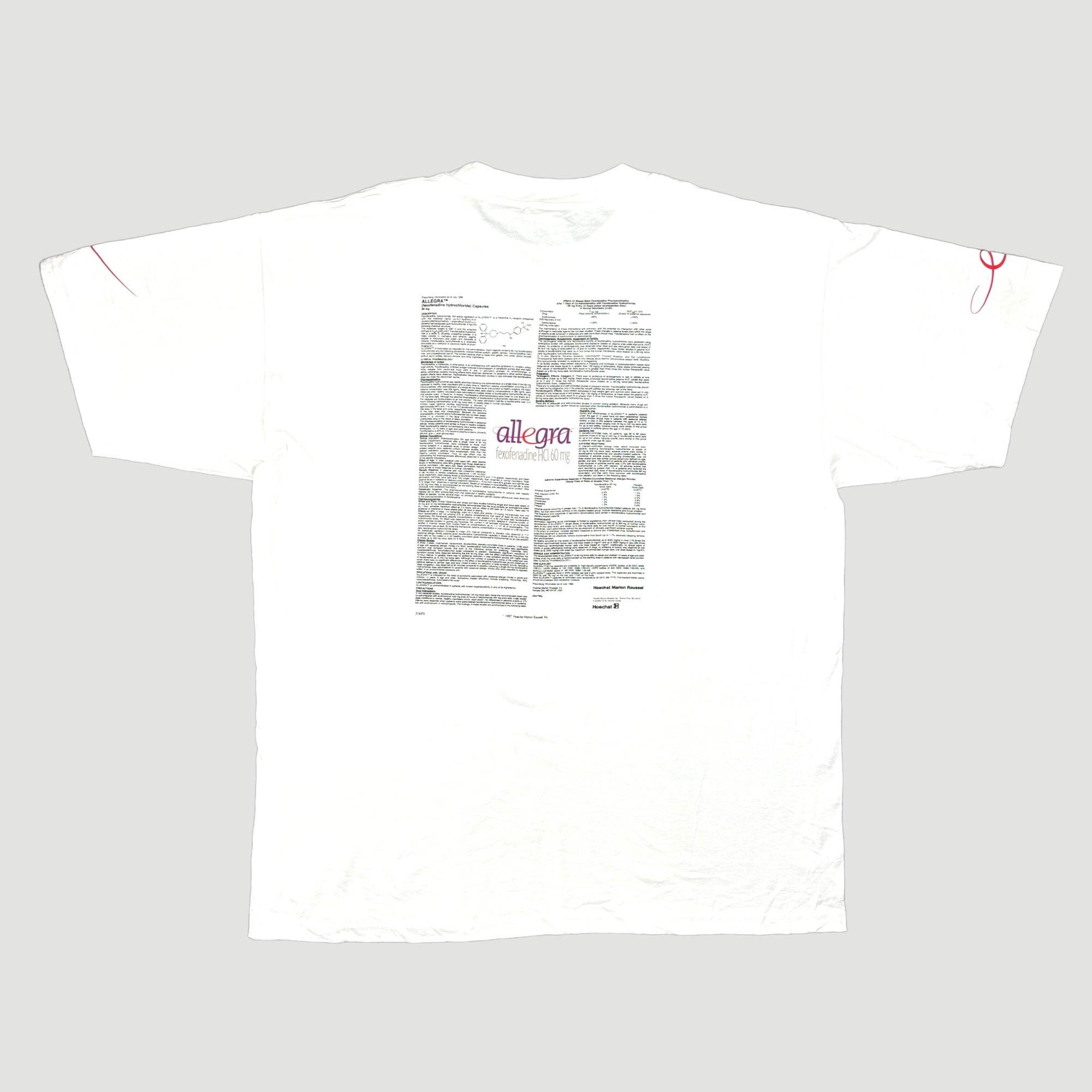 90's Allegra Fexofenadine HCl 60mg T-Shirt