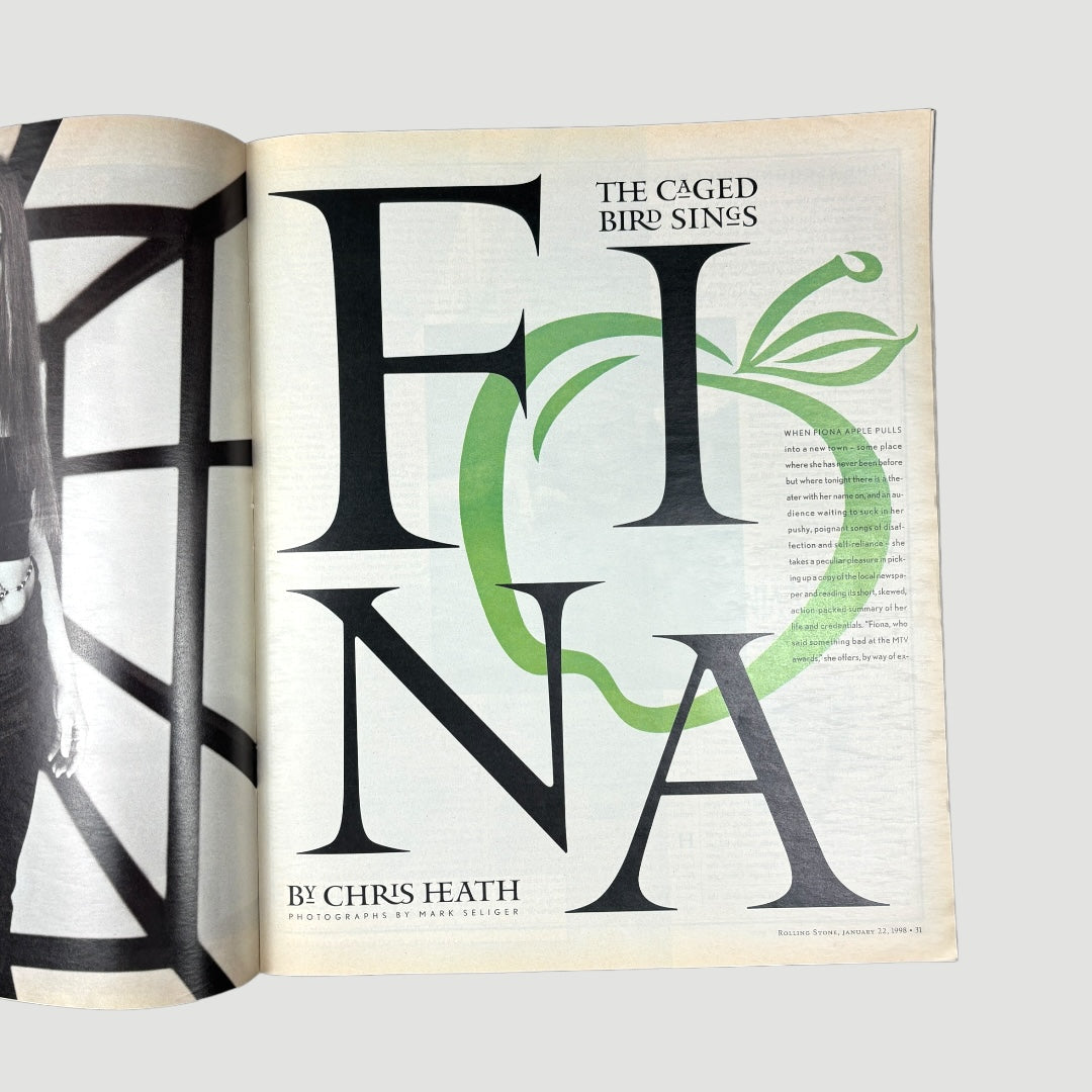 1998 Rolling Stone Fiona Apple Cover Issue