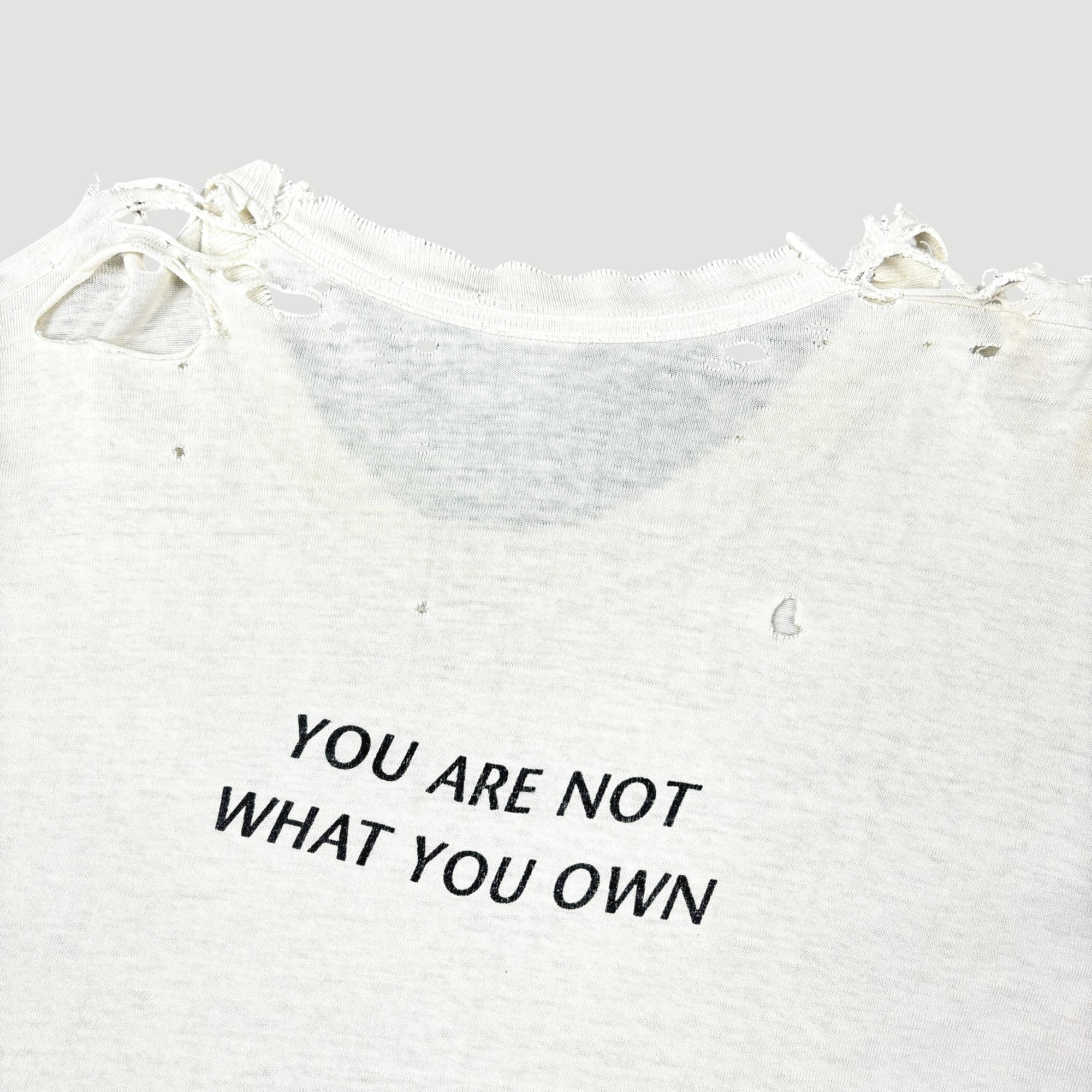 Early 90's Fugazi 'This is not a Fugazi T-Shirt' White T-Shirt