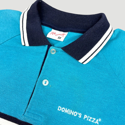 80's Domino’s Staff Polo Shirt (Navy Collar)
