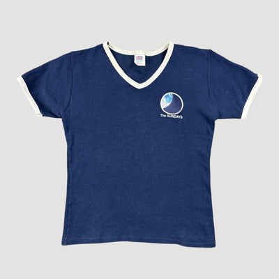 90's The Sundays Logo Baby Ringer T-Shirt