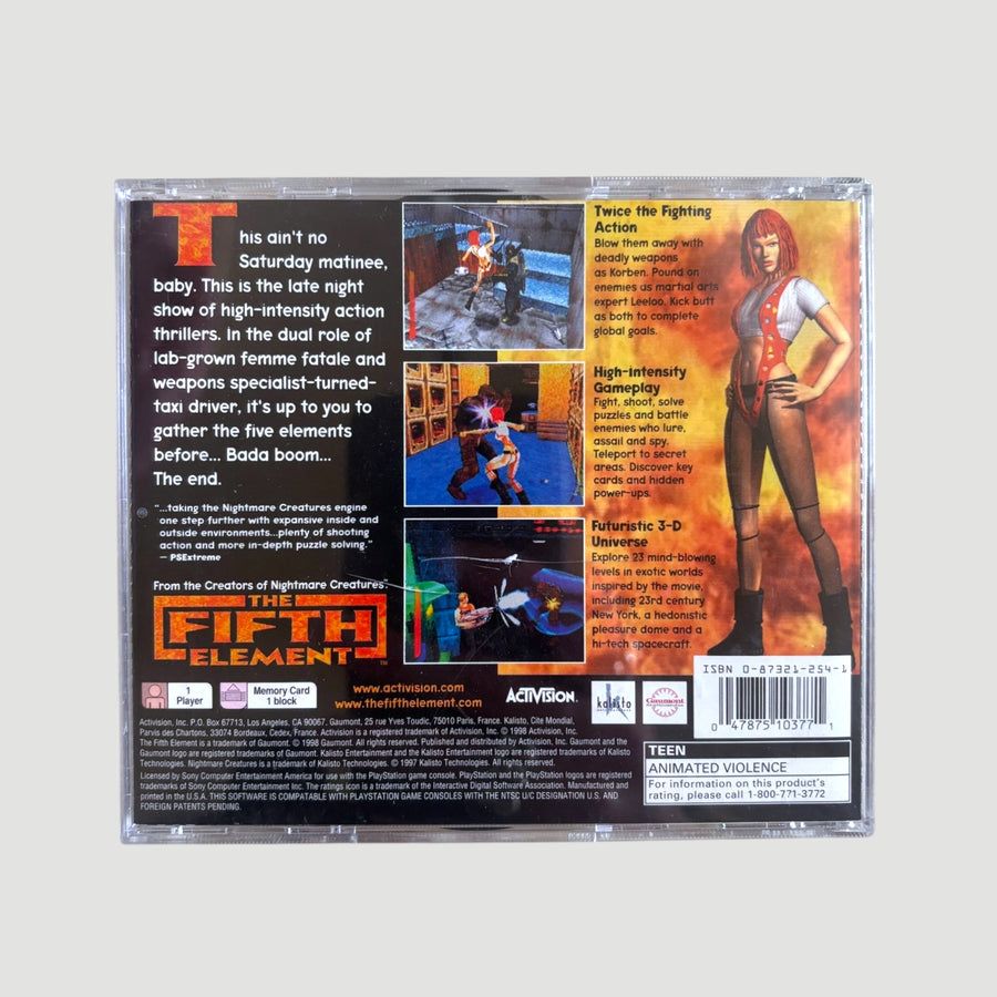 1998 The Fifth Element PlayStation 1 Game