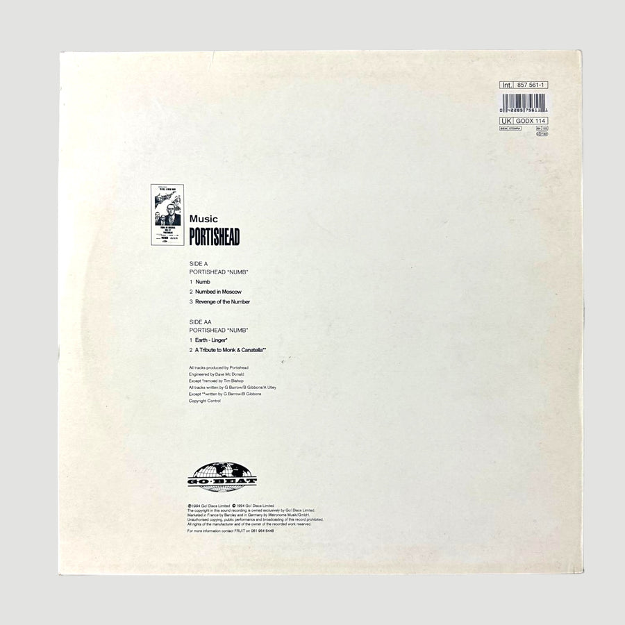 1994 Portishead 'Numb' UK 12" Single