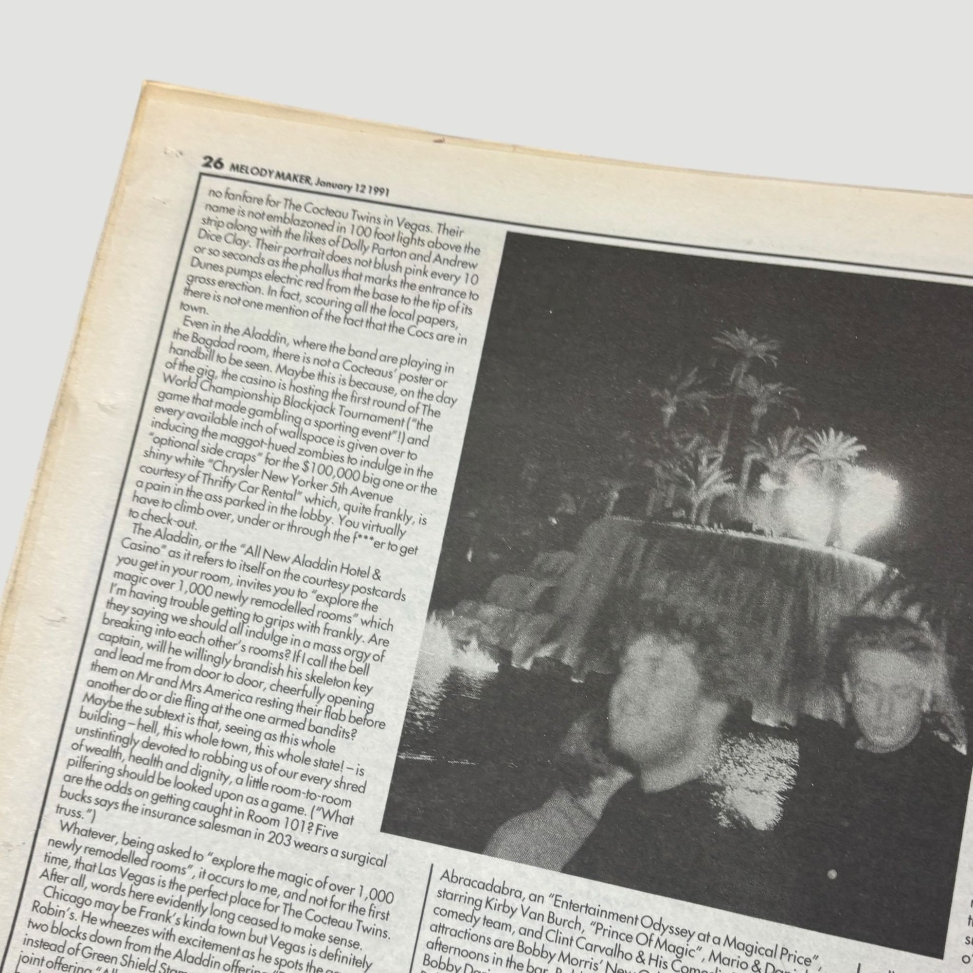 1991 Melody Maker Cocteau Twins Cover Issue