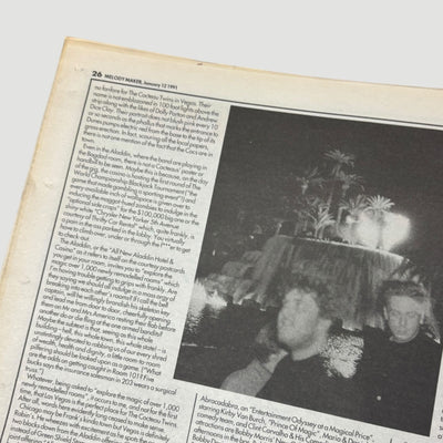 1991 Melody Maker Cocteau Twins Cover Issue