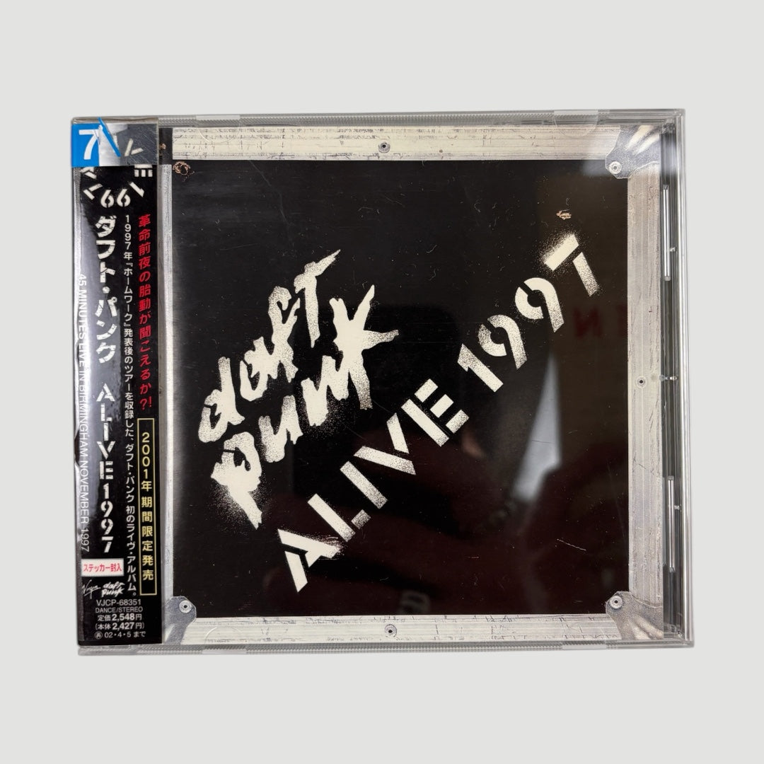 2001 Daft Punk Alive 1997 Japanese Rental CD