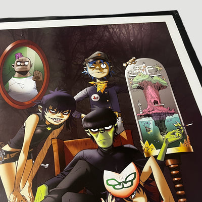 2010 Gorillaz Door Plastic Beach Poster