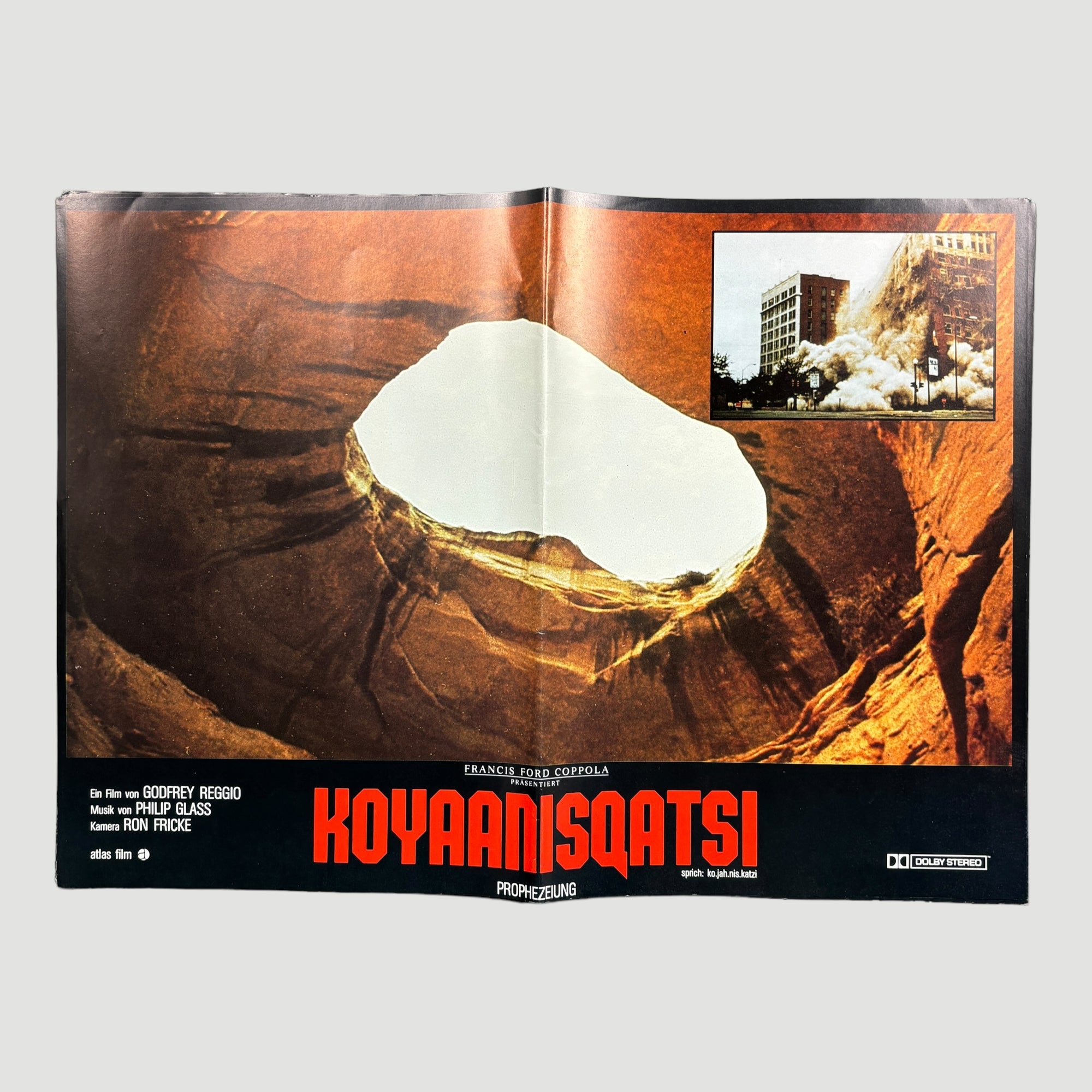 1982 Koyaanisqatsi 7 x Lobby Poster Set