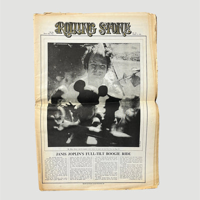 1970 Rolling Stone Janis Joplin Issue