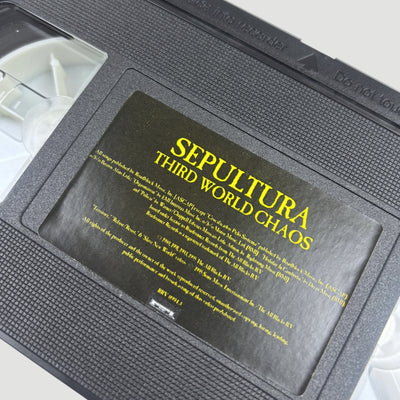 1995 Sepultura Third World Chaos VHS