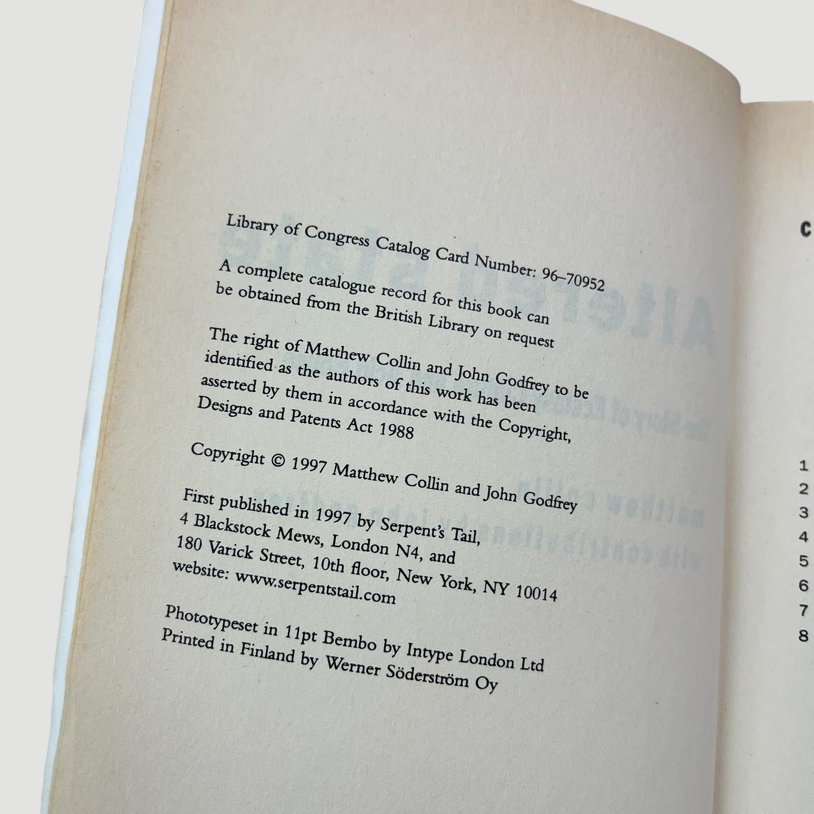 1997 Altered State The Story of Ecstasy Culture & Acid House