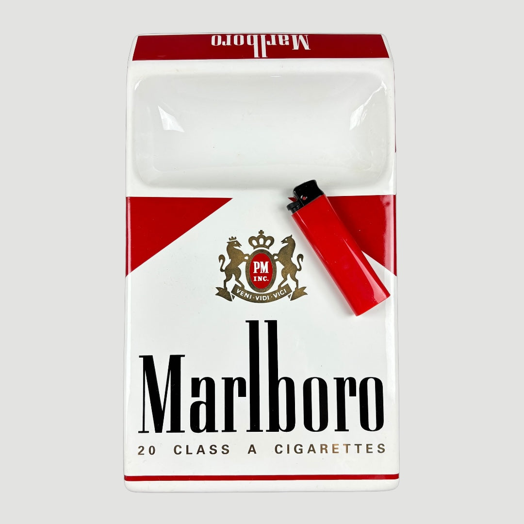 90's Marlboro Oversize Ceramic Ash Tray
