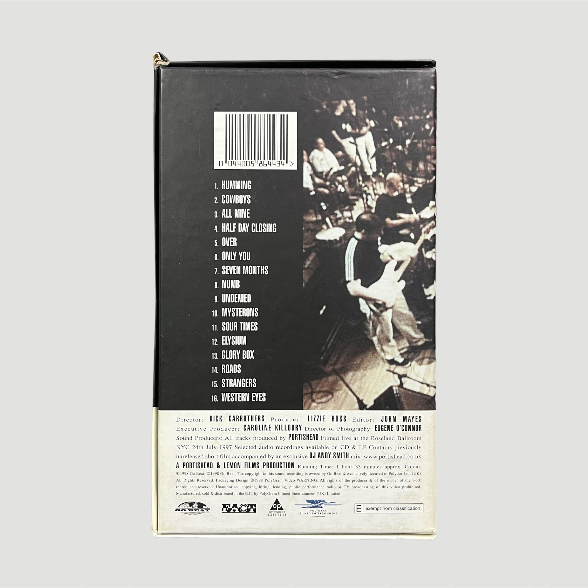 1998 Portishead Roseland NYC Live UK VHS + Booklet