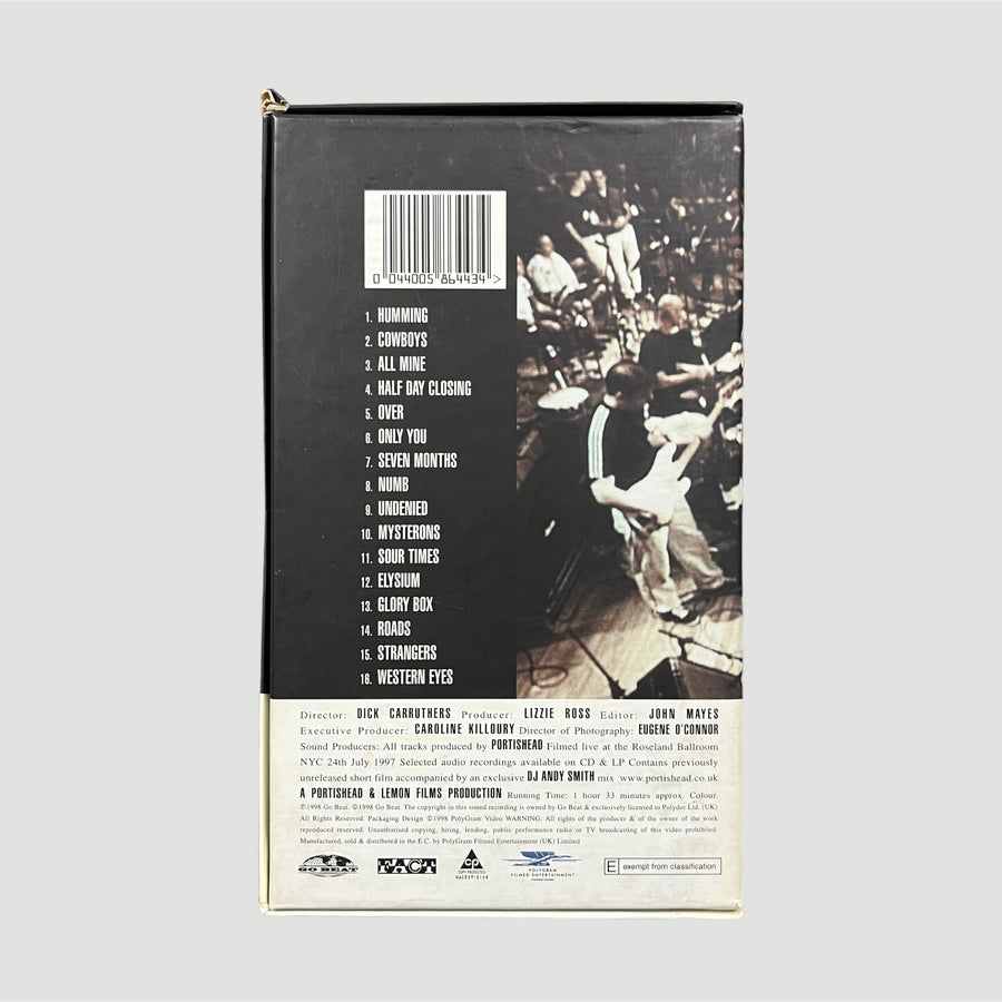 1998 Portishead Roseland NYC Live UK VHS + Booklet