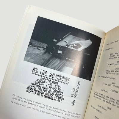 1990 Sex, Lies and Videotape Faber Screenplay