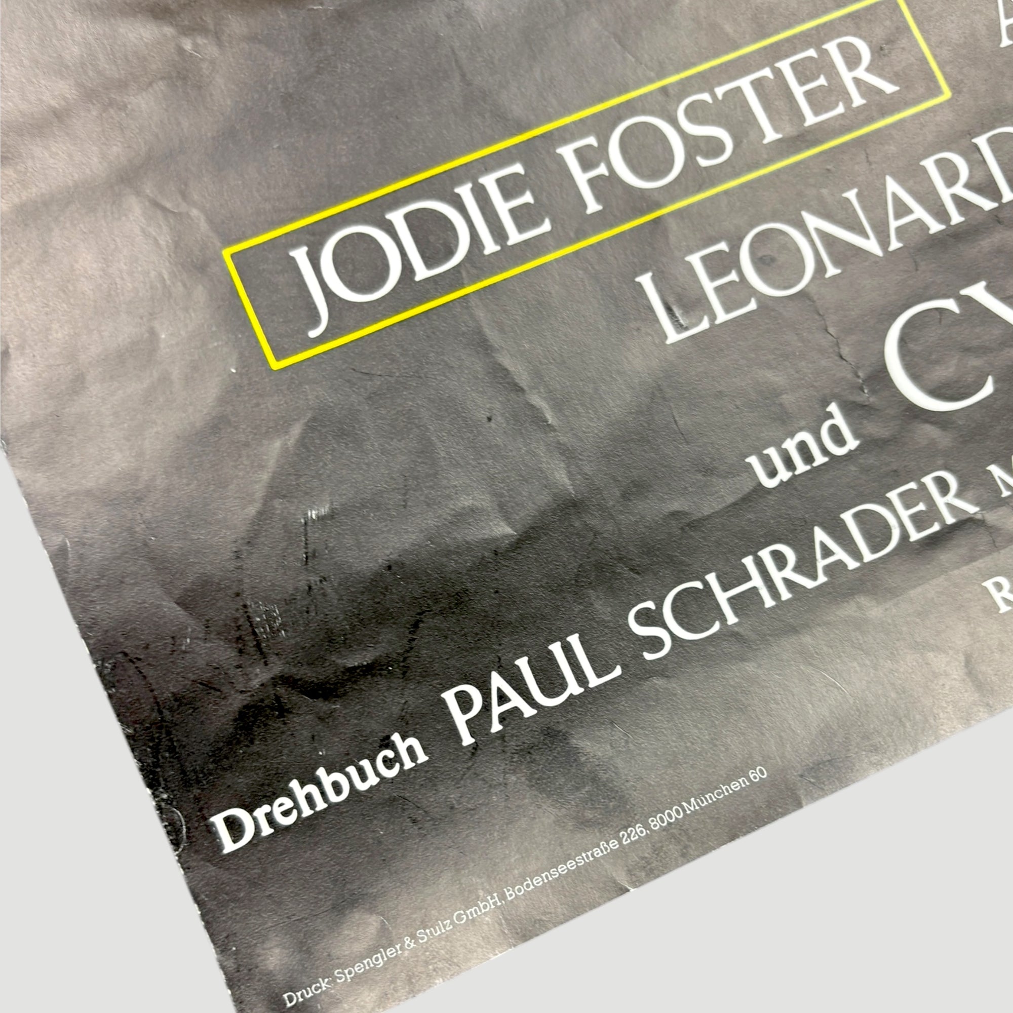 1976 Taxi Driver German Release Poster