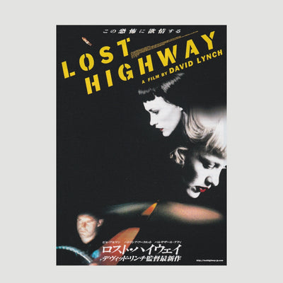 1997 Lost Highway Japanese Chirashi Poster