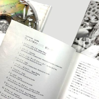 2001 Bjork Vespertine Japanese CD + Sticker