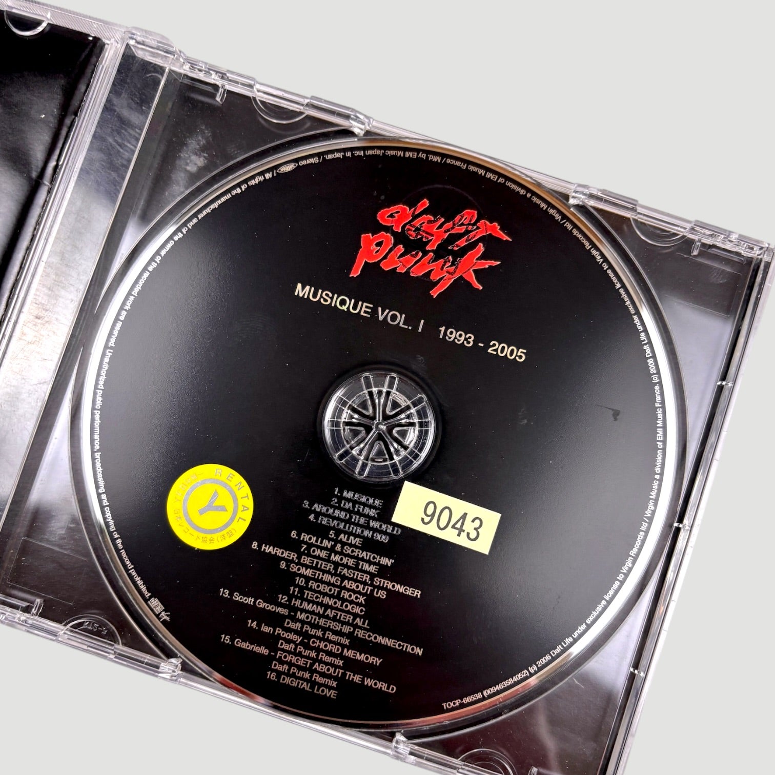 2006 Daft Punk Musique Vol. 1 1993-2005 Japanese CD