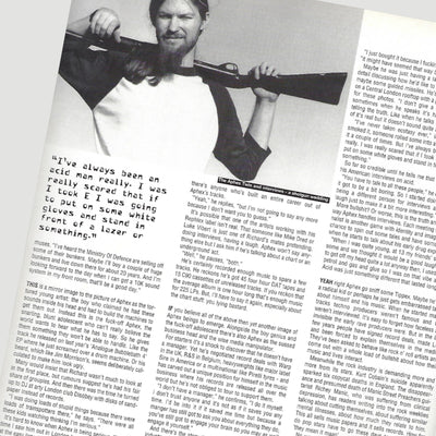 1995 Mixmag Aphex Twin Cover Issue