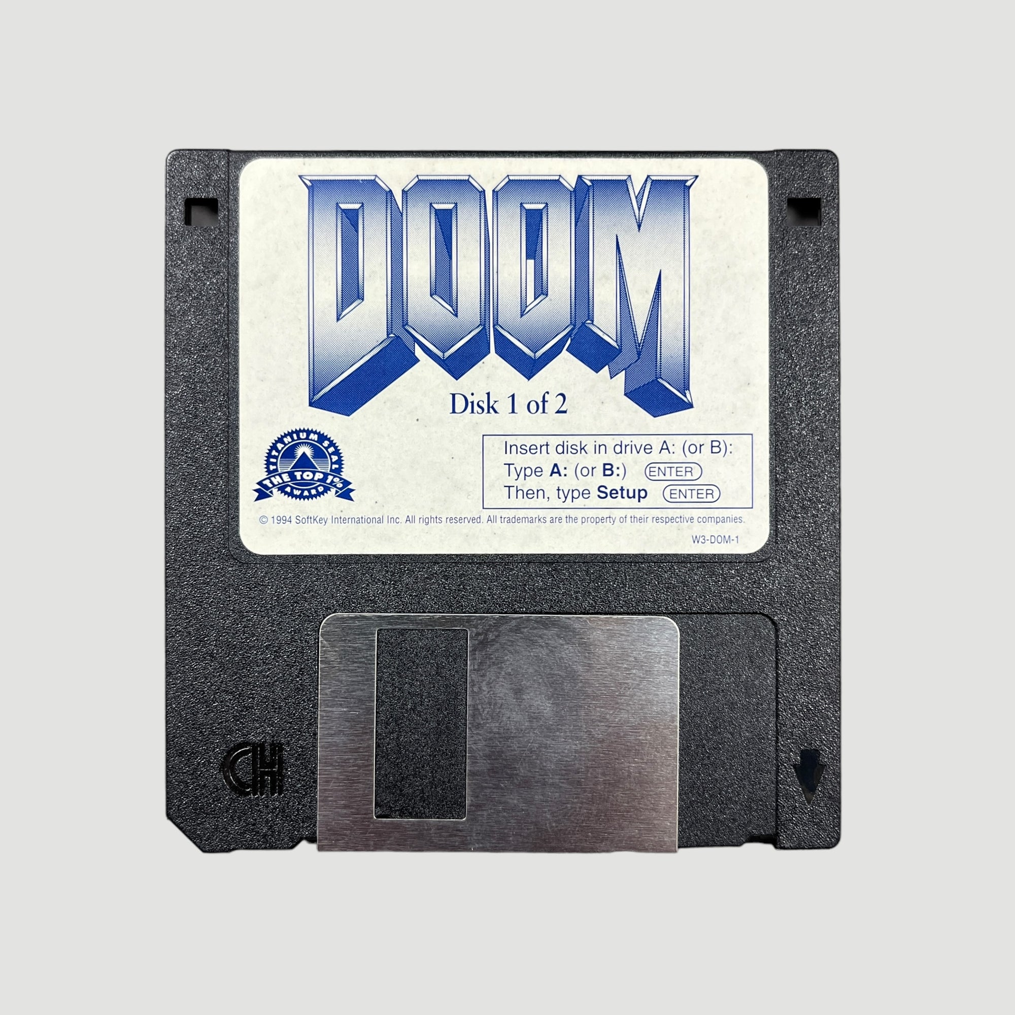 1994 DOOM Shareware (2 x 3.5" Floppy Disc Version)