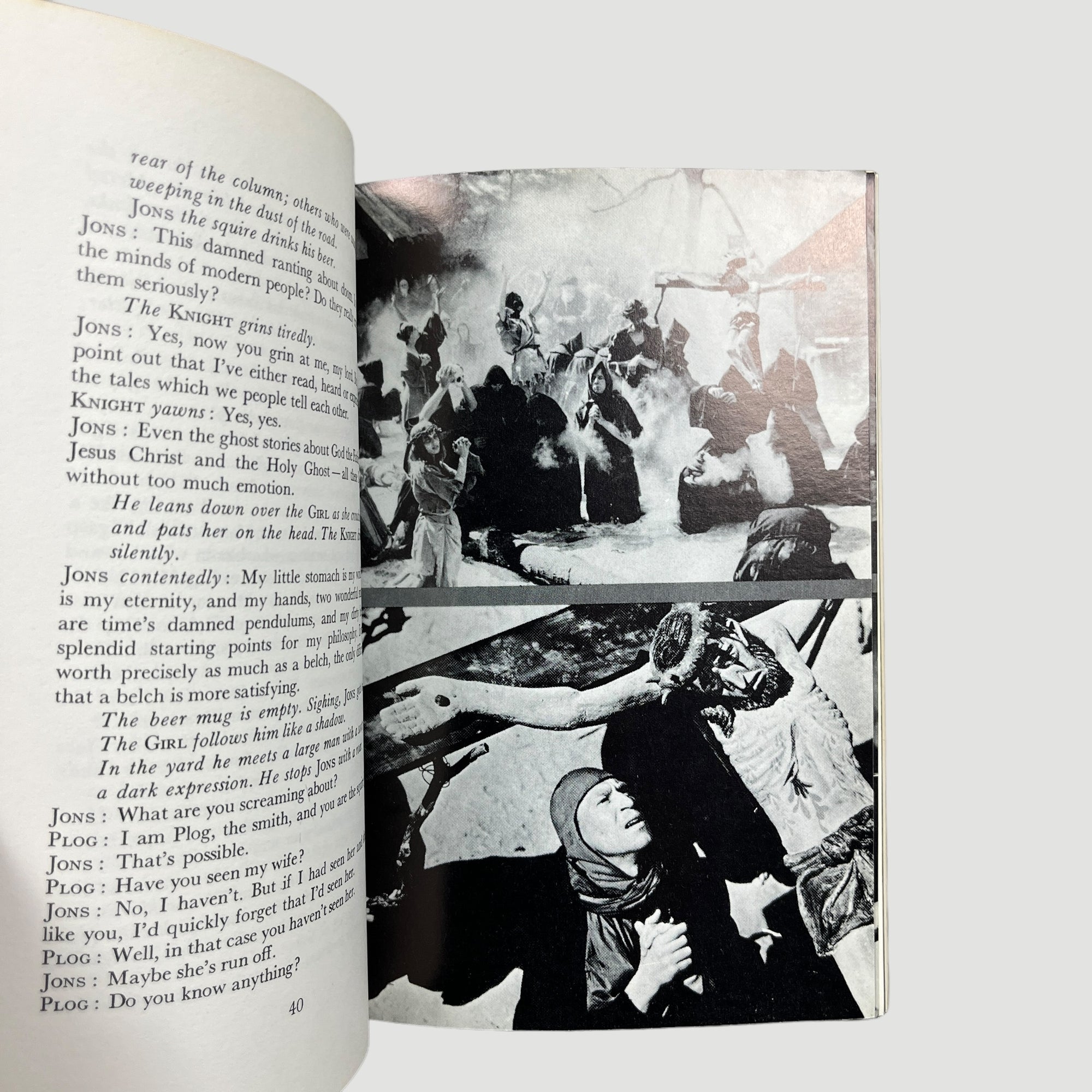 1972 The Seventh Seal Ingmar Bergman Film Script