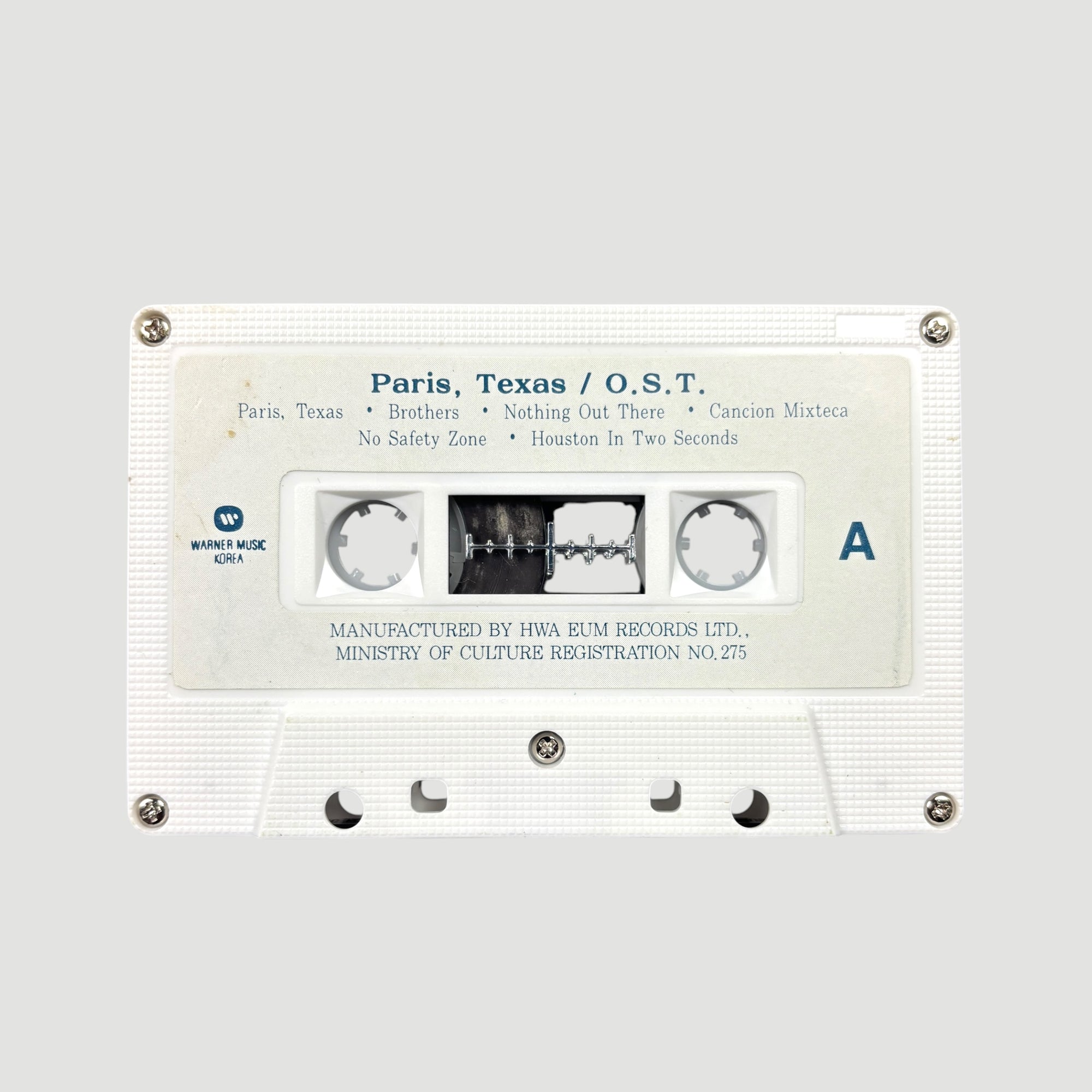 80's Paris, Texas Korean Cassette