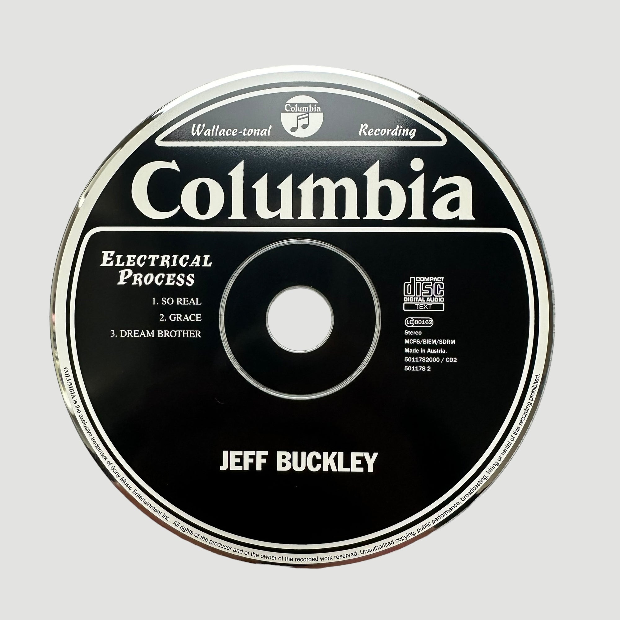 2002 Jeff Buckley Grace EP's 5 CD UK Boxset