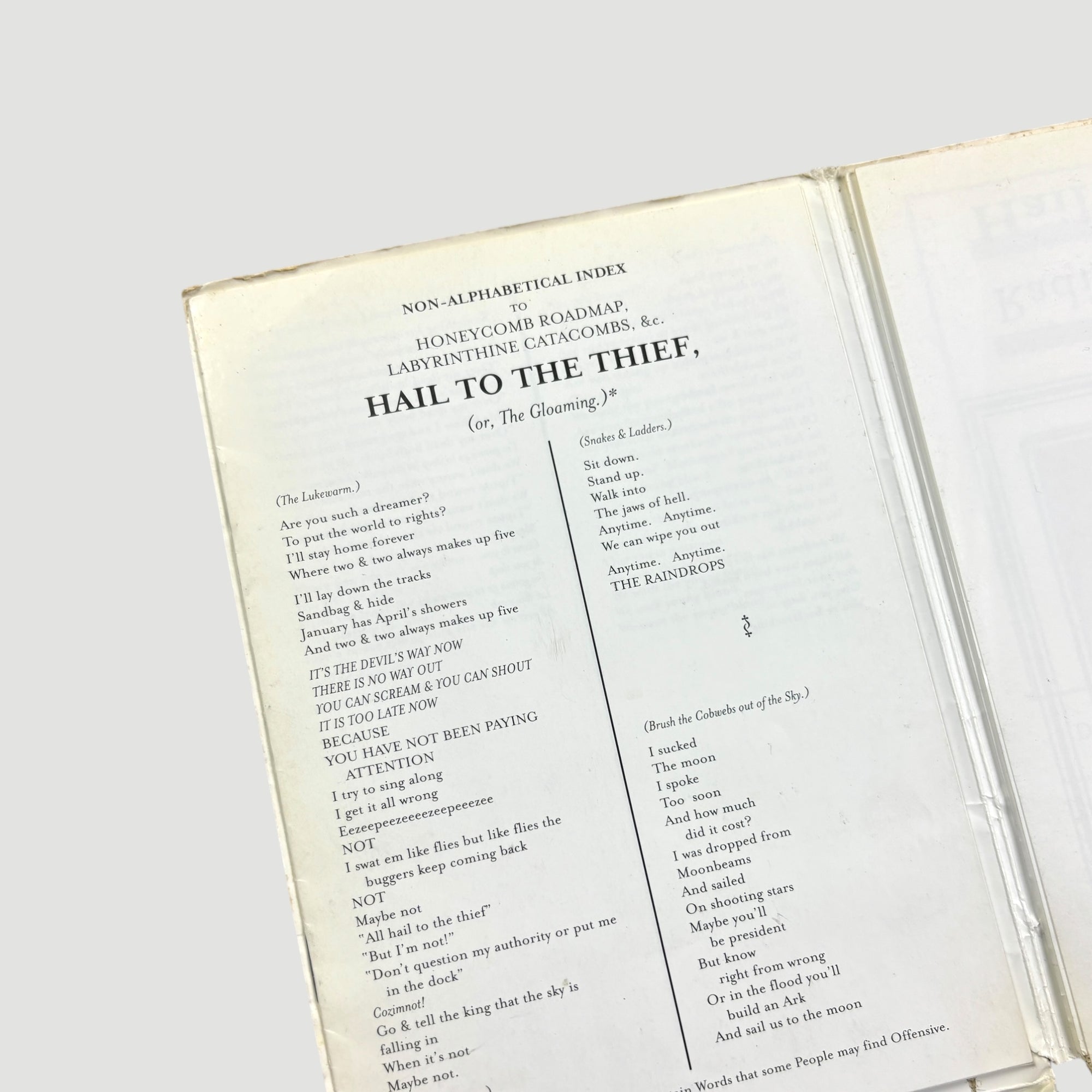 2003 Radiohead Hail to the Thief CD Map UK Limited Edition